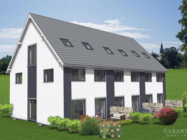 Geplantes Riesen Reihenhaus mit Ausbaureserve * Nahe Chemnitz * Großer Süd Garten