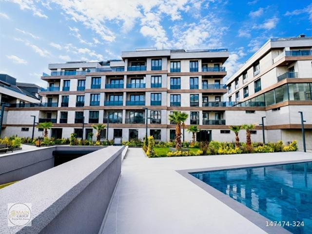 GERÇEK İLAN KAVAKLI HAVUZLU SİTE'de 1+1 BAHÇE KULLANIMLI DAİRE