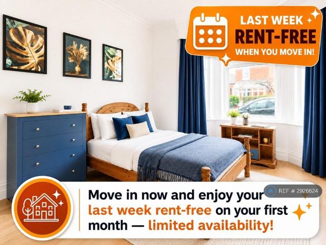 Gerald Road, Bournemouth, BH3 1 bed in a house share to rent £542 pcm £125 pw