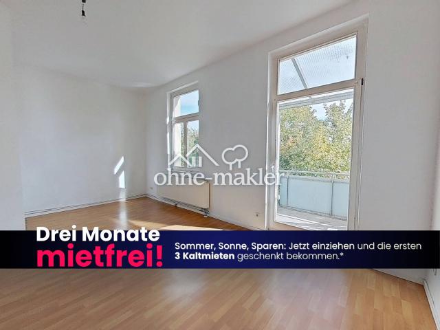 Geräumige 3 Zi. Whg. mit BALKON und Küche