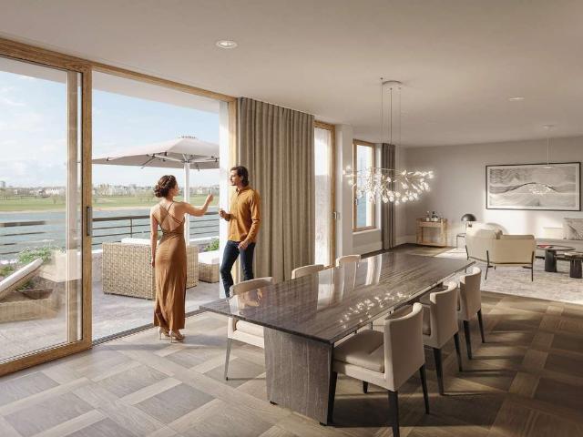 Geräumige 3 Zimmer Wohnung mit 2 Bädern und direktem Rheinblick