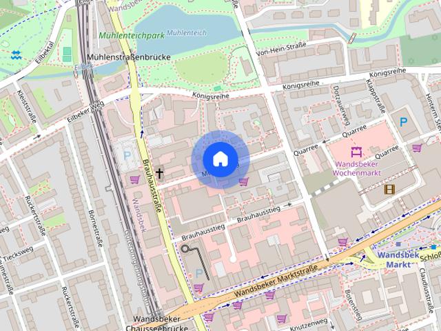 Geräumige 1 Zimmerwohnung in Hamburg Wandsbek zur Miete! Wentzel Dr