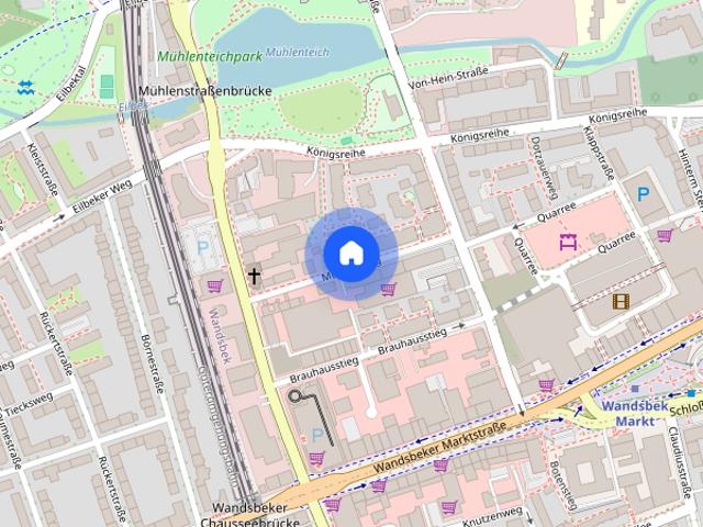 Geräumige 1 Zimmerwohnung in Hamburg Wandsbek zur miete! Wentzel Dr
