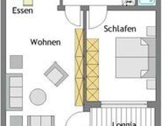 Geräumige 2 Zimmer Wohnung in Mülheim Styrum