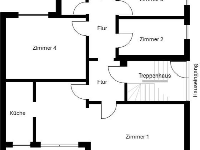 Geräumige 4,5 Zimmer Wohnung mit Balkon in Frankfurt am Main