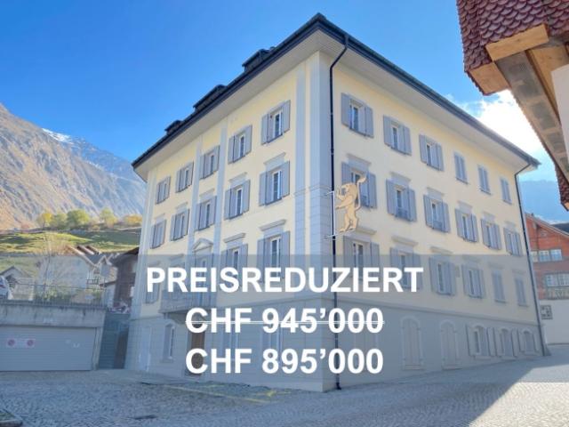 Geräumige 4.5 Zimmer Wohnung in Hospental zu verkaufen