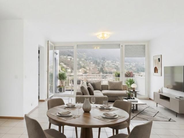 Geräumige 4.5 Zimmer Attikawohnung mit Terrasse und Panoramablick in Vacallo