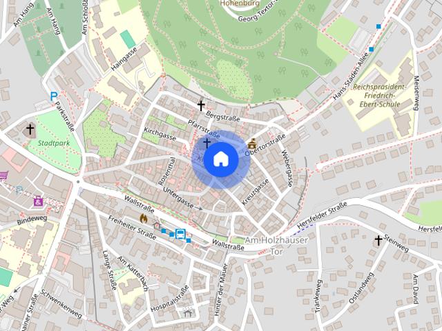 Geräumige 4ZKB Wohnung am Marktplatz von Homberg Efze zu vermieten!