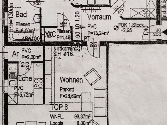 Geräumige helle Wohnung