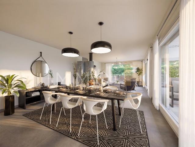 Geräumige Wohnung – Terrasse, Garten ungehinderte Sicht auf den Moléson