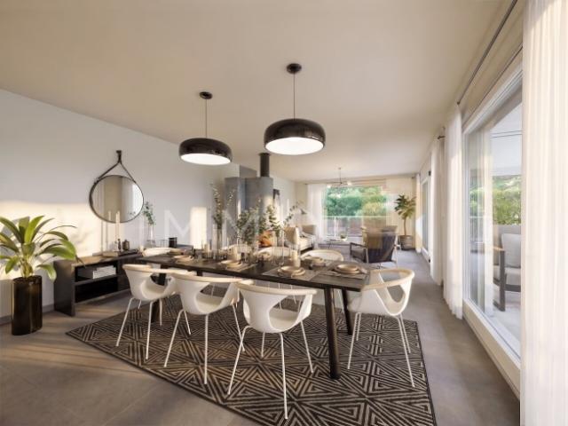 Geräumige Wohnung – Terrasse, Garten ungehinderte Sicht auf den Moléson