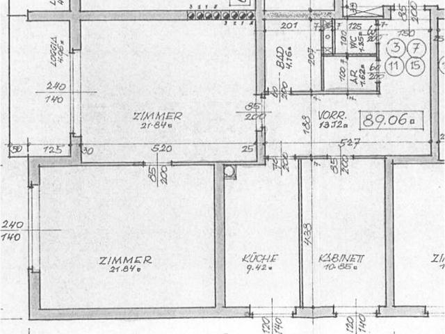 Geräumige Wohnung mit Loggia