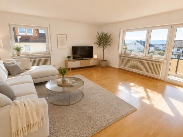 Geräumige Wohnung mit tollem Ausblick