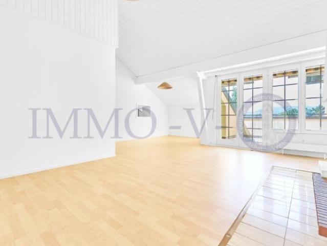 Geräumiges, renoviertes Attikageschoss mit Charme und Balkonterrasse mit Seesicht