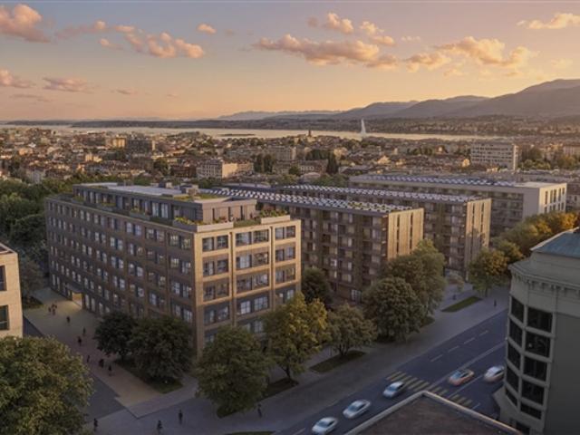Geschäftsräume in einem neuen Industriezentrum in Les Charmilles