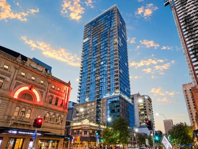 Get a towering view of Adelaide from your new living room
