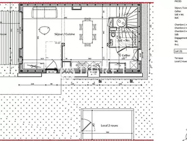 Gétigné 44190 Achat / Vente maison 5 pièces t5 parking