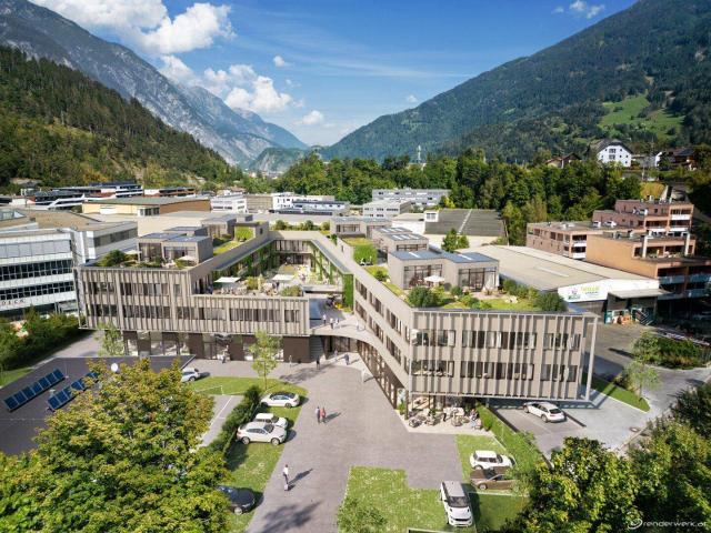Gewerbe, Praxis und Büros mieten | atrium3, flexible Einheiten in Landeck Bruggen