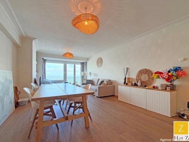 Gezellig appartement met frontaal zeezicht Het Zoute