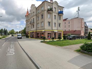 Duży lokal 103,49 m2 z dwoma wejściami w centrum Giżycka