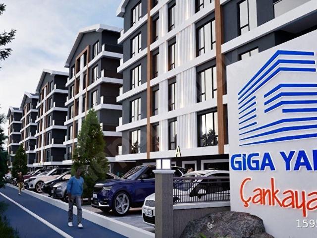 GİGA ÇANKAYA SİTESİNDE 3.KATTA SIFIR 3+1 LÜKS DAİRE