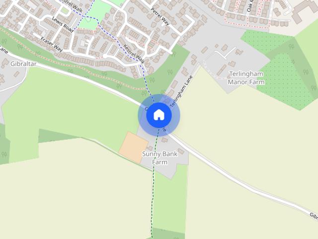 Gibraltar Lane, Hawkinge, Folkestone, Kent, CT18