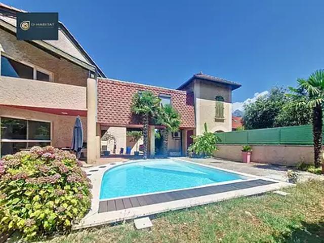 Gières 38610 Achat / Vente maison 5 pièces t5 piscine jardin