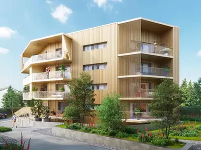 Gières 38610 Programme neuf appartement neuf à vendre t3 LMNP RT 2012
