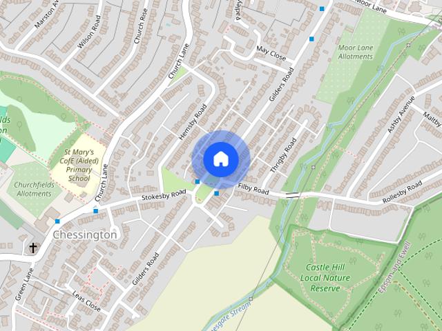 Gilders Road, Chessington, Surrey. KT9