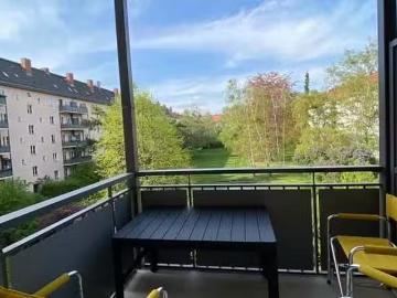 Gilliane ruhig wohnen mit Balkon und zwei Schlafzimmern
