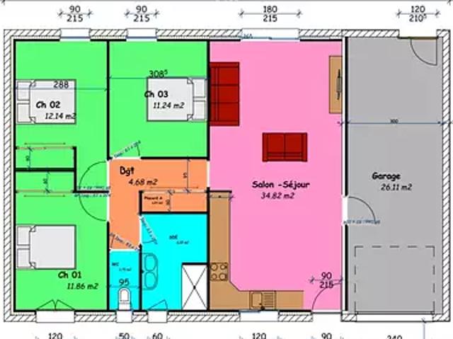 Givrand 85800 Programme neuf maison neuf à vendre 4 pièces