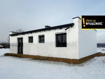 Nowoczesny dom w stanie deweloperskim z tarasem, 96 m²