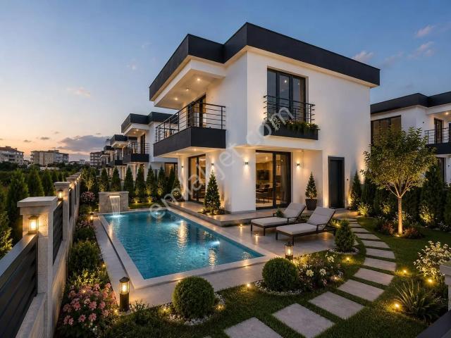 Gömeç Sahilde 3+1 Satılık Muhteşem Köşe Villa