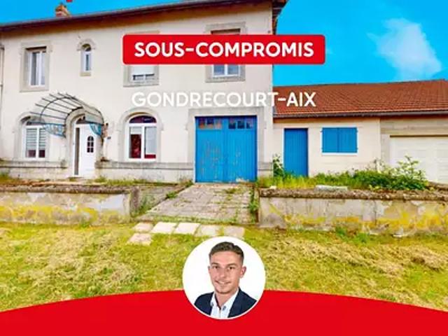 Gondrecourt Aix 54800 Achat / Vente maison 7 pièces t7 jardin terrasse