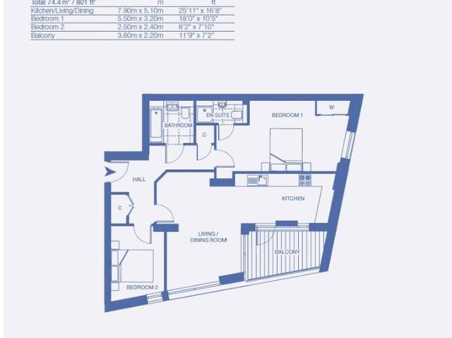 Goodwood Apartments, Parade Gardens E4, 2 bed flat to rent, £2,170 pcm | PrimeLocation