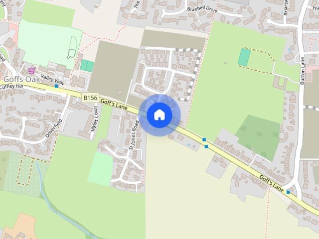 Goffs Lane, Goffs Oak, Waltham Cross, Hertfordshire, EN7