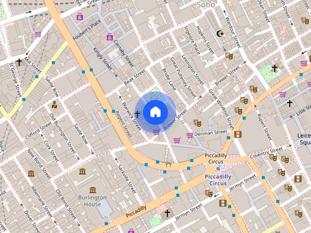 Golden Square, Soho, London, W1F