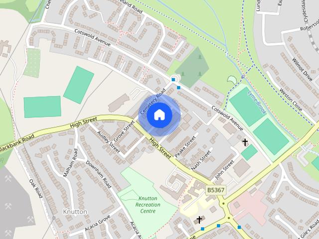 Gordon Street, Newcastle, Staffordshire, ST5
