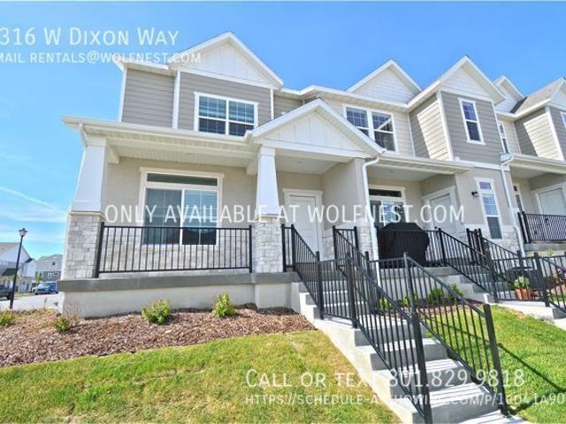 Gorgeous 4 Bed Lehi Townhome! No Deposit Option!