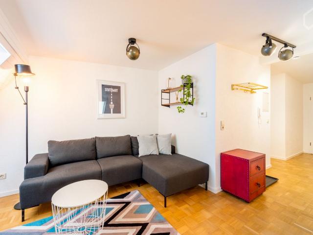 Gorgeous, bright loft in Stuttgart Lehen, Stuttgart Amsterdam Apartments for Rent