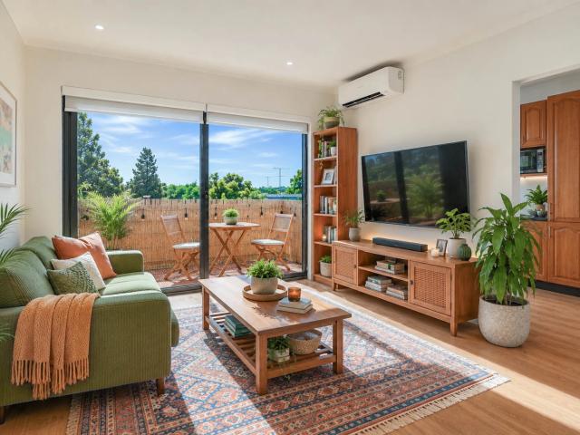 gorgeous sunny two bedroom space
