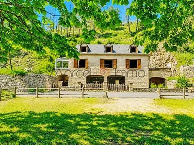 Gorges du Tarn Causses 48210 Achat / Vente maison 6 pièces t6 terrasse