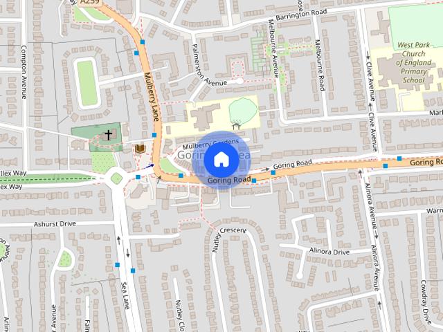 Goring Road, Goring by Sea, Worthing, West Sussex, BN12