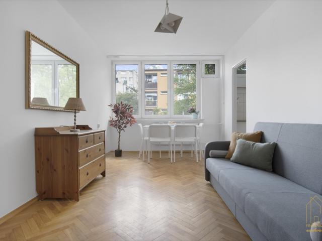 Przestronne 2 pokojowe mieszkanie 36,6 m² z balkonem Saska Kępa