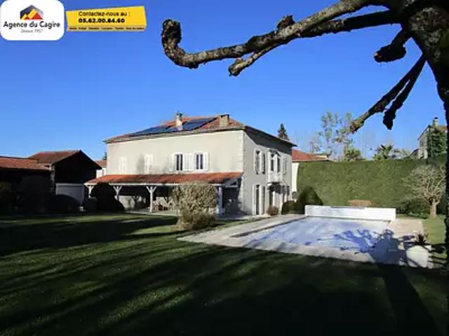 Gourdan Polignan 31210 Achat / Vente maison 11 pièces t11 piscine terrasse
