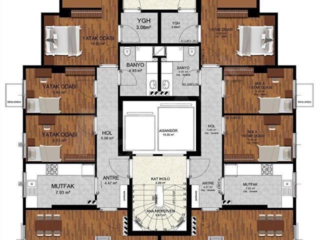 GÖZTEPE PRF. CEVDET ALTAR SOKAKTA 3+1 88 M2 NET SATILIK DAİRE