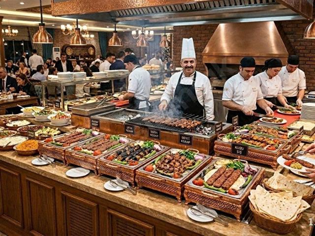 GÖZDE LOKASYONDA İŞLER DURUMDA RESTORAN KURULU DÜZEN, 160 MASA