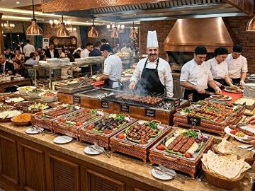 GÖZDE LOKASYONDA İŞLER DURUMDA RESTORAN KURULU DÜZEN, 160 MASA