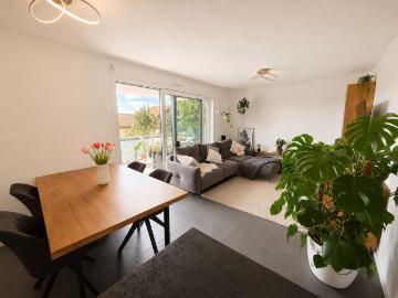 GLOBAL INVEST SINSHEIM | Tolle, neuwertige 3 Zimmer Wohnung mit großer überdachter Terrasse in Rohrbach
