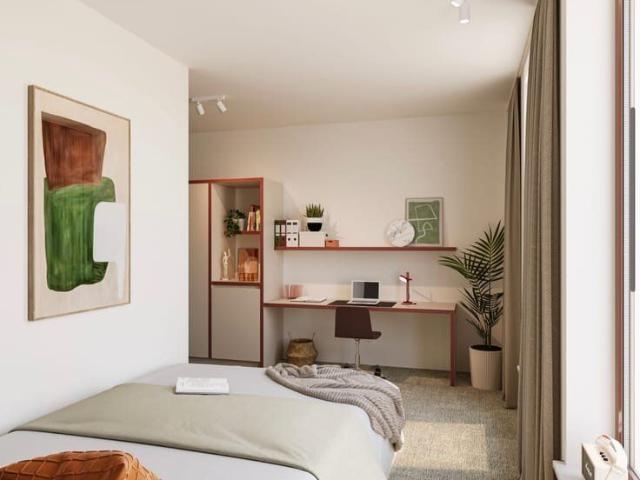 Gloednieuwe studentenkamer